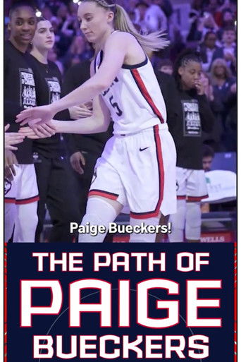 The Path of Paige Bueckers documentary poster