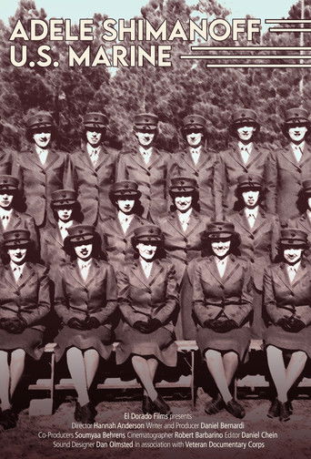 Adele Shimanoff:  U.S. Marine documentary poster