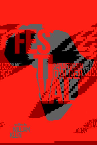 The Panafrican Festival in Algiers poster