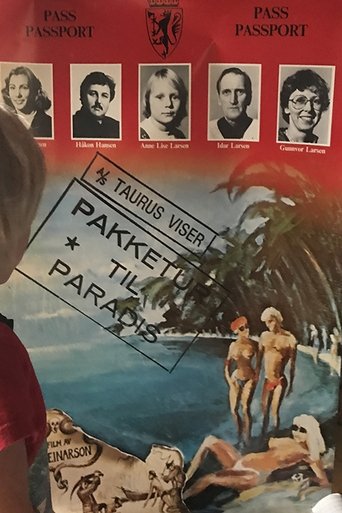 Pakketur til paradis poster