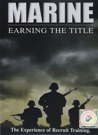 Marine: Earning the Title documentary poster