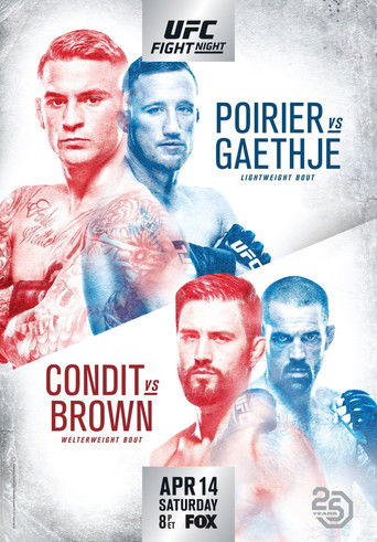 Justin Gaethje - Symphony of Violence documentary poster