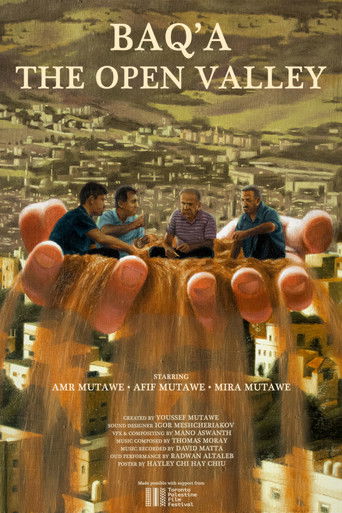 Baq'a The Open Valley documentary poster