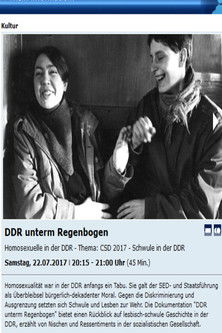 DDR unterm Regenbogen documentary poster