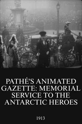 Pathé's Animated Gazette: Memorial Service to the Antarctic Heroes documentary poster