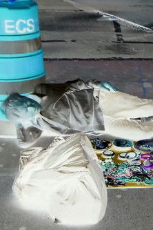 Resting Merchant poster